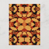 Zuidwestelijke woestijnlandschapskleuren Abstracte Briefkaart (Voorkant)