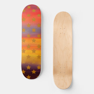 Zuidwestelijke woestijnsterren en strepen Abstract Skateboard