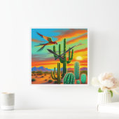 Zuidwestelijke Zonsondergang Klok (Huis)