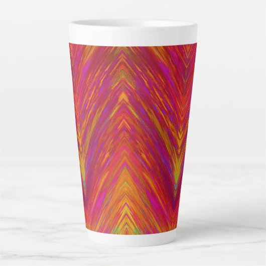 Zuidwestelijke Zonsondergangen Latte Mok (Voorkant)