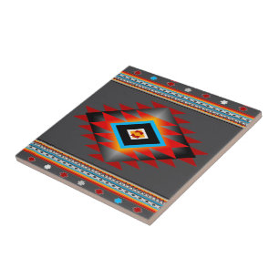 Zuidwesten 1, veranderlijke kleur tegeltje