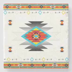 Zuidwesten 8 patroon stenen onderzetter