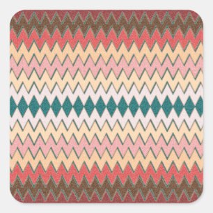 Zuidwesten Chevron Zigzag Stickers 20/blad