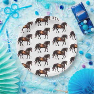 Zuidwesten Cowboy Cowgirl Paarden Papieren Bordje