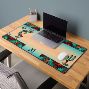 Zuidwesten Kokopelli en Cactus Desk Mat