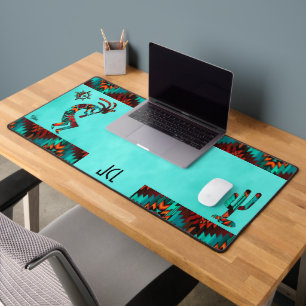Zuidwesten Kokopelli en Cactus Desk Mat