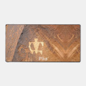 Zuidwesten Petroglyph Art gepersonaliseerd Bureaumat (Voorkant)