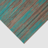 Zuidwesten rustiek verweerd turquoise geschilderd  tissuepapier (Detail)