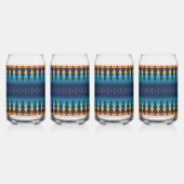 Zuidwesten Sunset Pines zadel deken stijl ontwerp Blikvorm Glas (Voorkant)