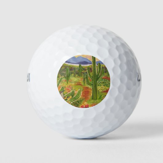 Zuidwesterse Kunst Golfballen (Voorkant)