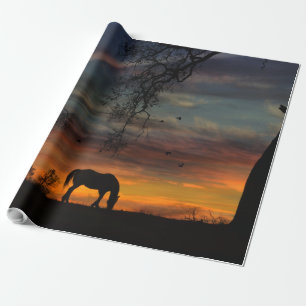 Zuidwestpaardewerkpapier Cadeaupapier