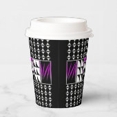 Zuidwestverweerszegels in roze papieren bekers (Rechts)