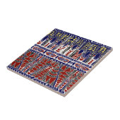 Zuidzee Samoa Batik Tegeltje (Zijkant)