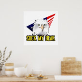 Zuig aan mijn snavel poster (Keuken)