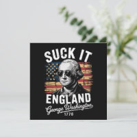 Zuig het Engeland 4 juli George Washington 1776