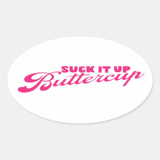 Zuig het op Buttercup Sticker Roze