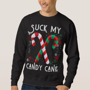 Zuigen Mijn Candy Cane Lelijke Kersttrui Trui