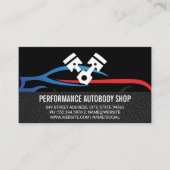 Zuigers | Auto-winkelwagen Visitekaartje (Voorkant)