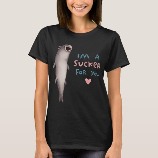Zuigvis T-shirt (Voorkant)