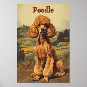 Zuiljeshond Vintage Kunst Poster