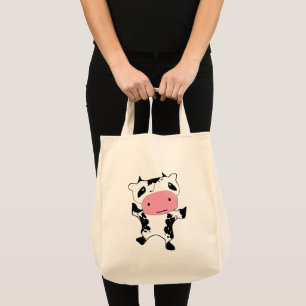 Zuivel Boerderij Schattigee Dancing Koe Melkzak Tote Bag