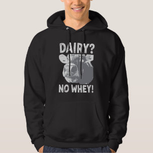 Zuivel Geen Wei Groot Koeiengezicht Lactose Intole Hoodie