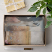 Zuivel Koe en Wildflower Field Decoupage Tissuepapier (Geschenk)