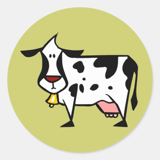 Zuivel Koe Stickers (Voorkant)