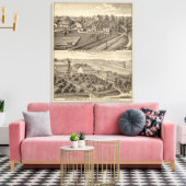 Zuivelboerderijen van RS Houston en WC White Canvas Afdruk (Insitu (Woonkamer))