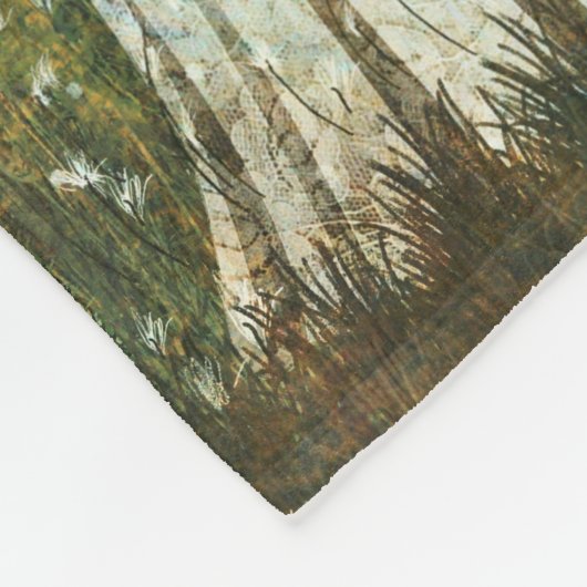 Zuivelstructuur Fleece Deken (Hoek)