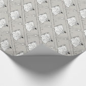 Zuiveltrappelpapier voor  runderkartonnen dozen cadeaupapier (Hoek)