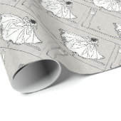 Zuiveltrappelpapier voor  runderkartonnen dozen cadeaupapier (Rol Hoek)