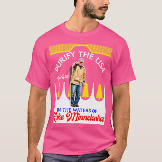 Zuiver de VS in de wateren van Lake Minnetonka Ti T-shirt
