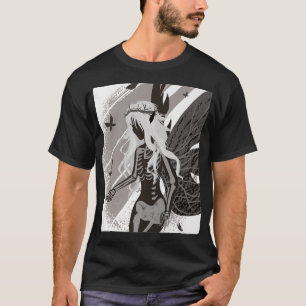 Zuiver, donkerbruine katoenkern Goblincore T-shirt
