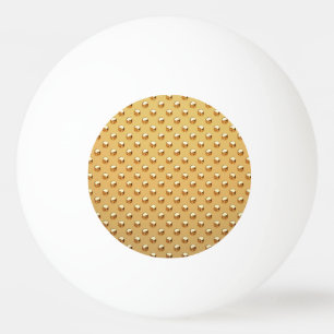 ZUIVER GOUDEN patroon/gouden parels Pingpongballen
