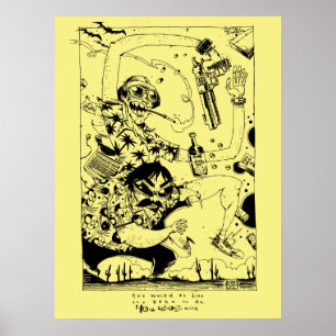 Zuivere Gonzo Print/Poster Poster