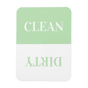 Zuivere vuilafwasmachine Moderne Minimale Mint Mag Magneet