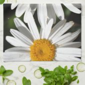 zuivere witte melkbloemen theedoek (Gevouwen)