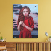 Zuiverheid van ziel canvas afdruk (Insitu (Woonkamer))