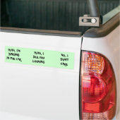 ZUIVERING IN DE AUTO - bumpersticker (Op Truck)