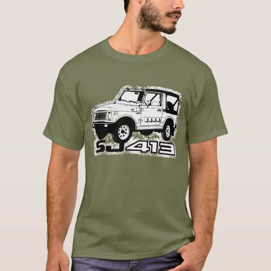Zuki SJ413 in nood T-shirt (Voorkant)