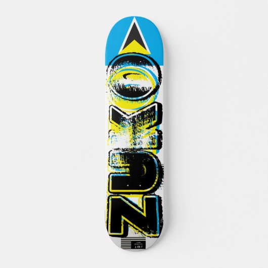 ZUKO 7 3/4" Planche de Skateboard (Devant)