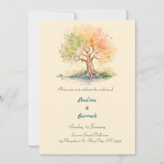 zukunftsgerichte boom uitnodiging (Voorkant)