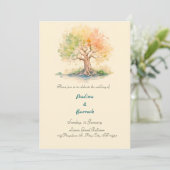 zukunftsgerichte boom uitnodiging (Staand voorkant)