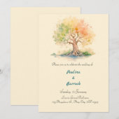 zukunftsgerichte boom uitnodiging (Voorkant / Achterkant)