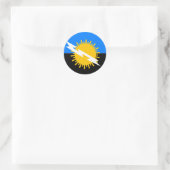 Zulia, Venezuela vlag Ronde Sticker (Tas)