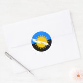 Zulia, Venezuela vlag Ronde Sticker (Envelop)