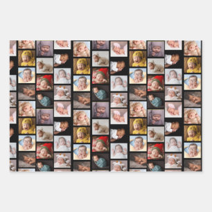 Zulke schattige baby's inpakpapier vel