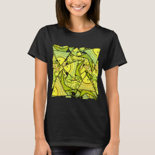 Zulke Tekening Vis School Patroon T-shirt