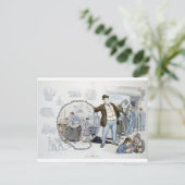 Zullen vrouwen stemmen? briefkaart (Staand voorkant)